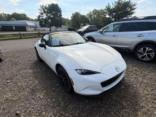 Arctic White 2021 Mazda MX-5 Miata Sport