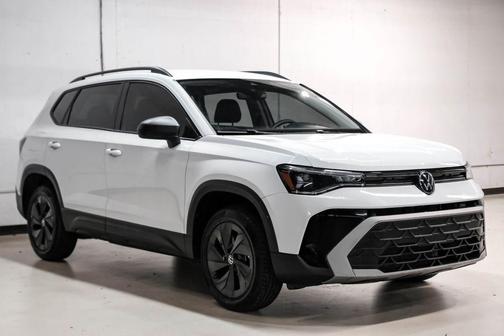 Pure White 2025 Volkswagen Taos 1.5T S