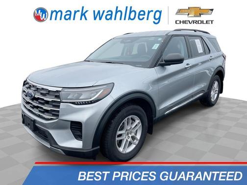 Silver Metallic 2025 Ford Explorer Active