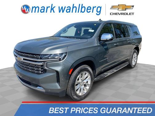 Silver Sage Metallic 2023 Chevrolet Suburban Premier