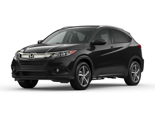 White 2021 Honda HR-V EX