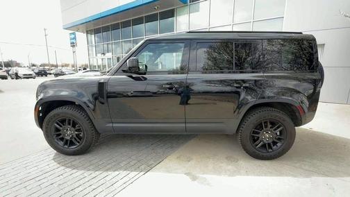 Santorini Black 2025 Land Rover Defender P300
