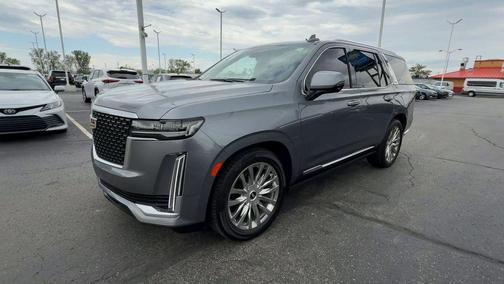 Satin Steel Metallic 2021 Cadillac Escalade Premium Luxury