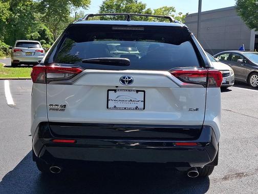 Wind Chill Pearl/Midnight Black Metallic 2024 Toyota RAV4 Prime XSE