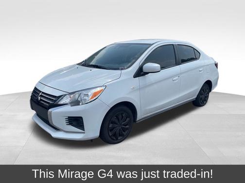 White Diamond Pearl 2022 Mitsubishi Mirage ES