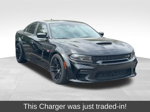 Pitch Black Clearcoat 2023 Dodge Charger SCAT PACK