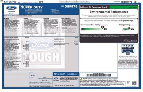 2021 Ford F-350 KING RANCH