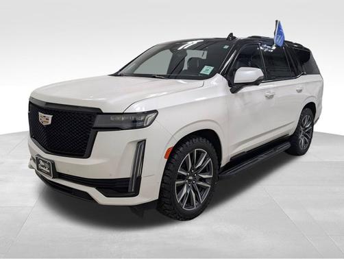 Crystal White Tri-Coat 2022 Cadillac Escalade SPORT PLATINUM