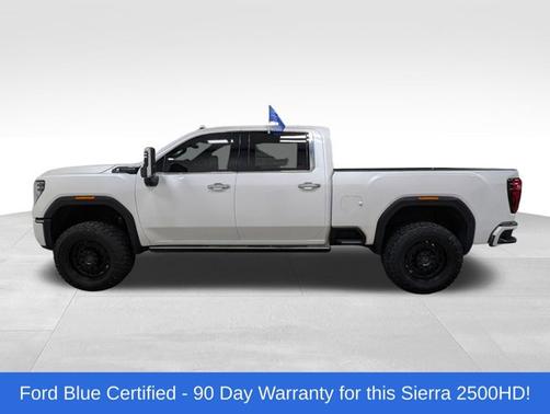 White Frost Tri-Coat 2025 GMC Sierra 1500 DENALI ULTIMATE