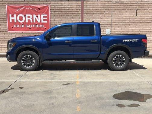 Deep Blue Pearl 2024 Nissan Titan PRO-4X