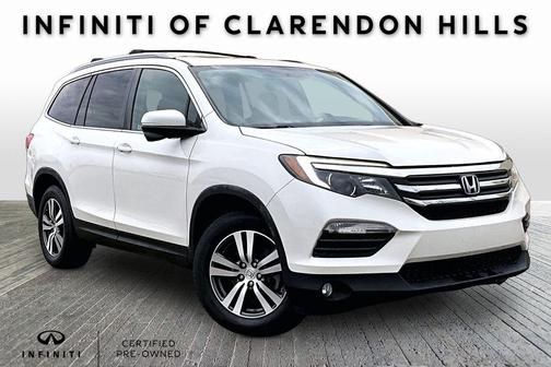 White Diamond Pearl 2018 Honda Pilot EX-L
