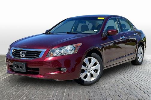 Red 2008 Honda Accord EX-L