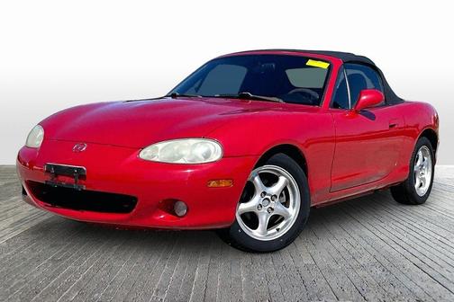 Red 2001 Mazda MX-5 Miata