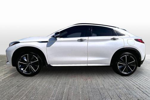 Radiant White 2024 INFINITI QX55 LUXE