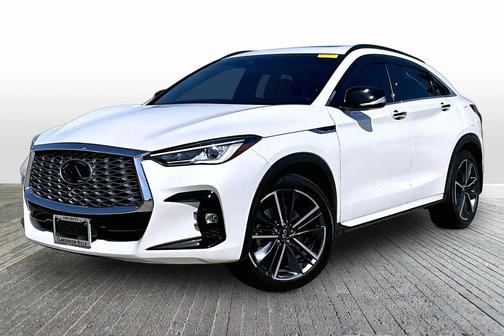 Radiant White 2024 INFINITI QX55 LUXE