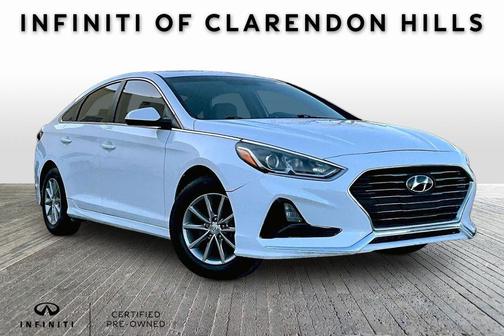 Quartz White Pearl 2019 Hyundai SONATA SE