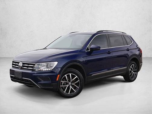 Atlantic Blue Metallic 2021 Volkswagen Tiguan 2.0T SE 4MOTION
