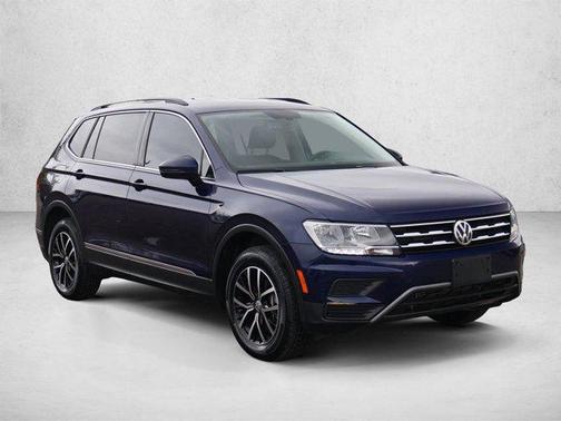Atlantic Blue Metallic 2021 Volkswagen Tiguan 2.0T SE 4MOTION