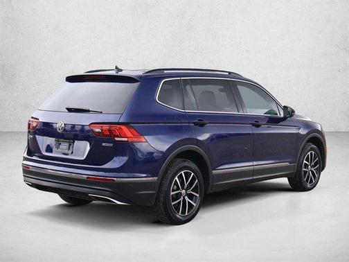 Atlantic Blue Metallic 2021 Volkswagen Tiguan 2.0T SE 4MOTION