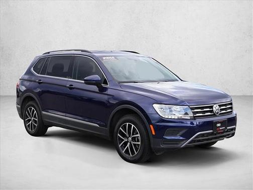 Atlantic Blue Metallic 2021 Volkswagen Tiguan 2.0T SE 4MOTION