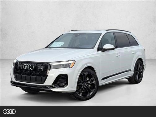 Glacier White Metallic 2026 Audi Q7 55 Premium Plus