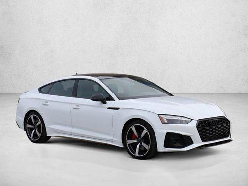 Arkona White 2024 Audi A5 Sportback 45 S Line Premium Plus