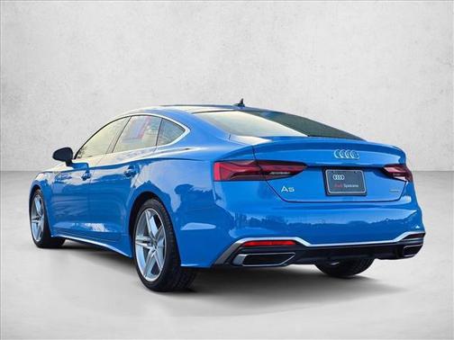 Turbo Blue Metallic 2022 Audi A5 Sportback 45 S Line Premium Plus