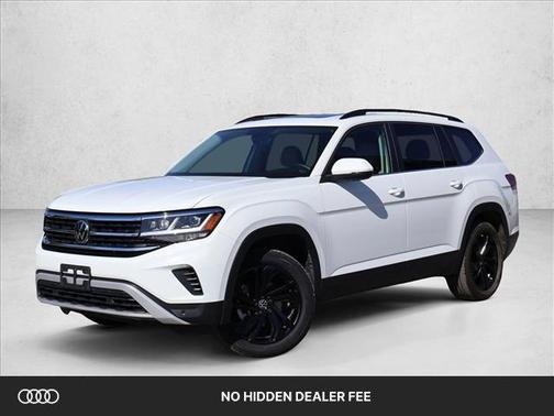 White 2023 Volkswagen Atlas 3.6L SE w/Technology