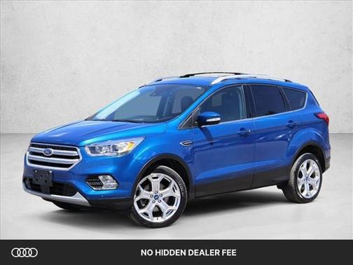 Lightning Blue Metallic 2019 Ford Escape Titanium