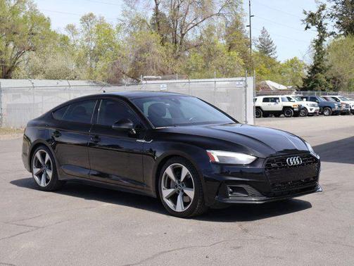 Mythos Black Metallic 2020 Audi A5 Sportback 45 Premium Plus