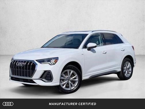 White 2023 Audi Q3 45 S line Premium Plus