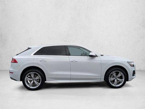 White 2023 Audi Q8 55 Premium Plus