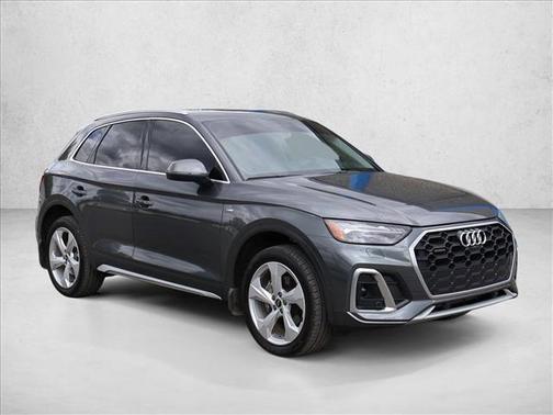 Gray 2023 Audi Q5 45 S line Prestige