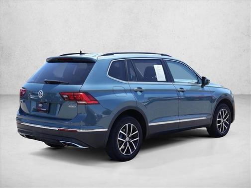 Green 2021 Volkswagen Tiguan 2.0T SE R-Line Black 4MOTION