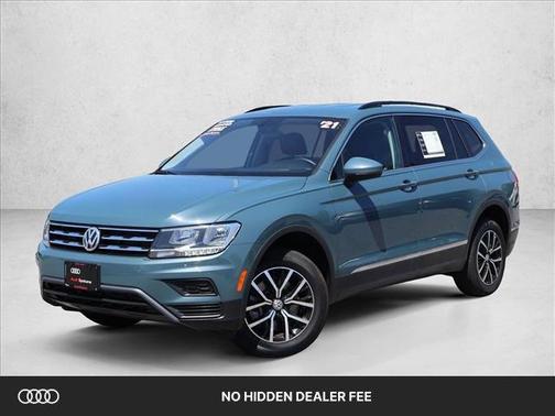 Green 2021 Volkswagen Tiguan 2.0T SE R-Line Black 4MOTION