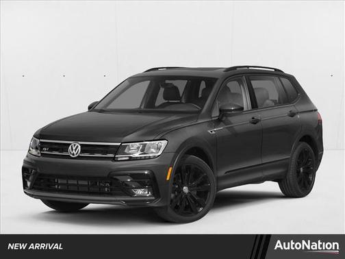 Green 2021 Volkswagen Tiguan 2.0T SE R-Line Black 4MOTION