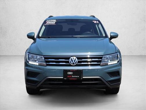 Green 2021 Volkswagen Tiguan 2.0T SE R-Line Black 4MOTION
