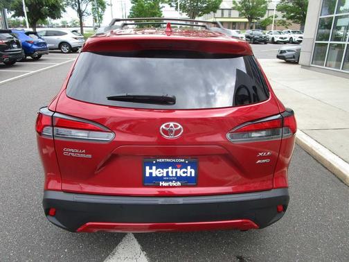 Barcelona Red Metallic 2023 Toyota Corolla Cross XLE