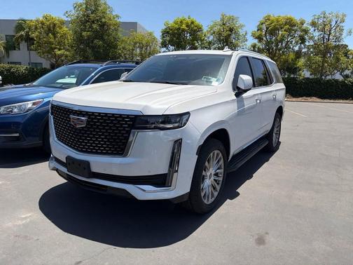 Crystal White Tricoat 2021 Cadillac Escalade Premium Luxury