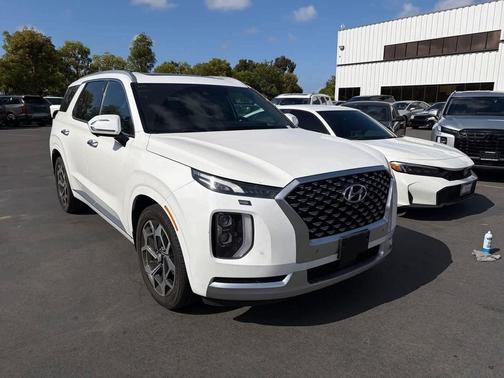 Hyper White 2021 Hyundai PALISADE Calligraphy