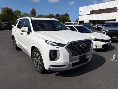 Hyper White 2021 Hyundai PALISADE Calligraphy
