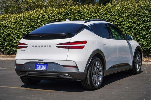 Alta White 2023 Genesis GV60 Advanced AWD