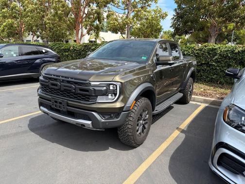 Shelter Green Metallic 2024 Ford Ranger Raptor