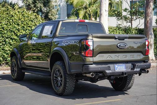 Shelter Green Metallic 2024 Ford Ranger Raptor