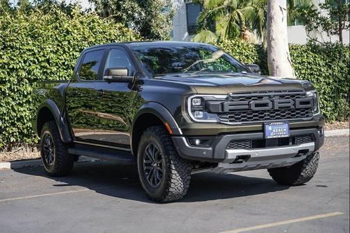 Shelter Green Metallic 2024 Ford Ranger Raptor