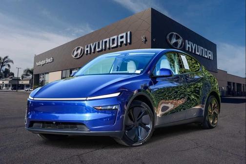 Deep Blue Metallic 2026 Tesla Model Y Long Range Launch Series