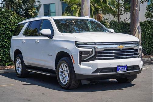 Summit White 2025 Chevrolet Tahoe LT