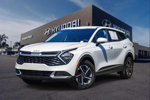 Snow White Pearl 2023 Kia Sportage Hybrid LX