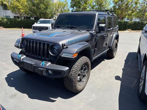 Granite Crystal Metallic Clearcoat 2021 Jeep Wrangler Unlimited 4xe Rubicon