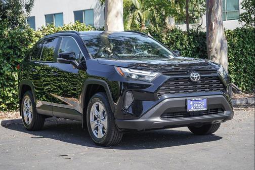 Midnight Black Metallic 2025 Toyota RAV4 Hybrid LE